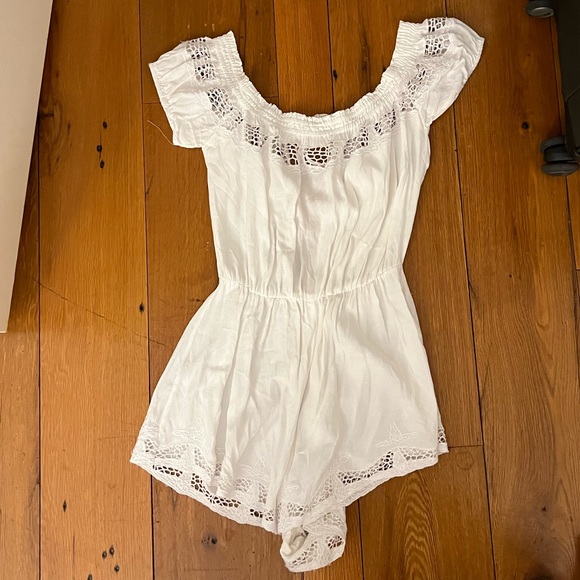 LF Pants - White Romper from LF Stores